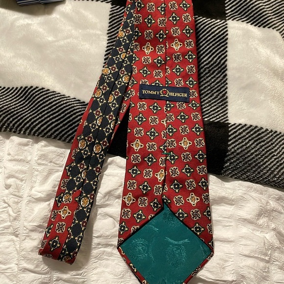 Tommy Hilfiger | Accessories | Tommy Hilfiger Red And Blue Tail Tie ...